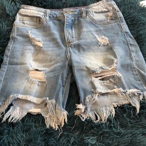 Jean shorts